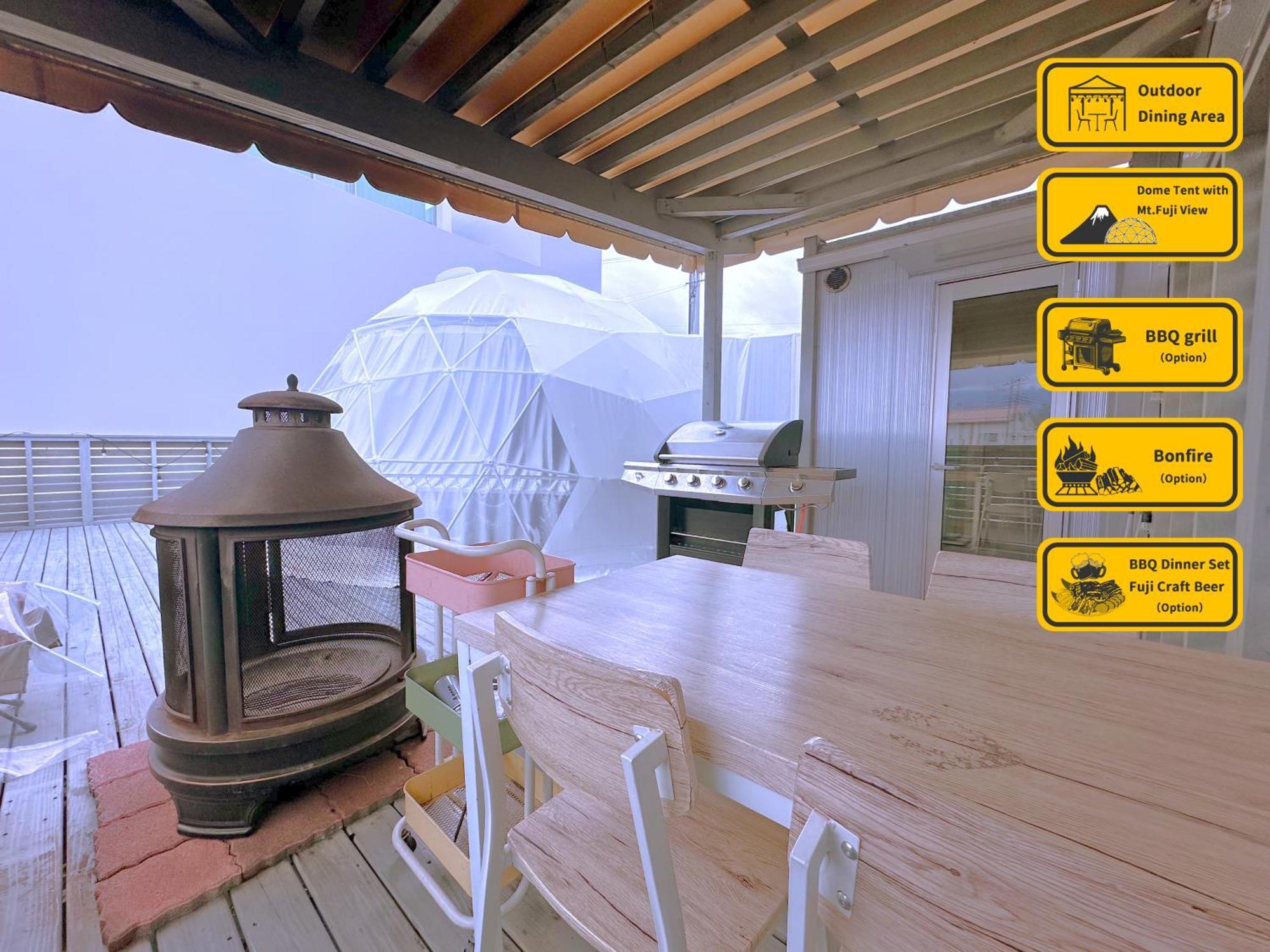 Necoana Glamping Annovillasグランピング Fujikawaguchiko Eksteriør billede